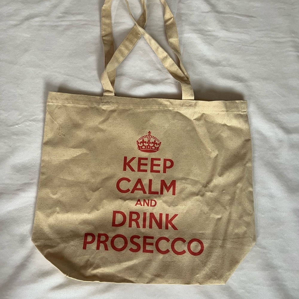 Keep Calm And Drink Prosecco canvas tote bag